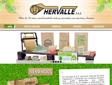 Tablet Screenshot of hervalle.com